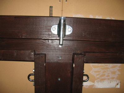 Lock on wall mount